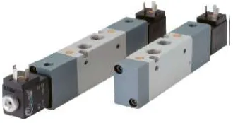 Uzay Pnömatik EK8511-C 5/2 Valfler (Bobin Uyarılı)