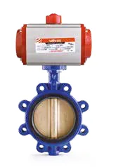 Valvos V2161417-CIFT-ETKILI Lug Tip AL-Bronz Klape EPDM / NBR Contalı - PNÖMATİK AKTÜATÖRLÜ