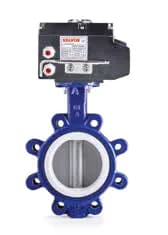 Valvos V2226317 Lug SS 316 Klape TEFLON Contalı - ELEKTRİKLİ AKTÜATÖRLÜ