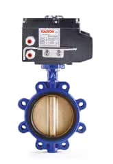 Valvos V2253117-S50 Lug Tip AL-Bronz Klape EPDM / NBR Contalı - ELEKTRİKLİ AKTÜATÖRLÜ