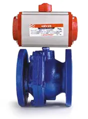 Valvos V2444818-220-V-24VDC İki Parçalı GG 25 Tam Geçişli Flanşlı - PNÖMATİK AKTÜATÖRLÜ ELEKTRİKLİ AKTÜATÖRLÜ