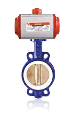Valvos V2644619-CIFT-ETKILI Wafer Tip AL- BRONZ Klape TEFLON Contalı - PNÖMATİK AKTÜATÖRLÜ