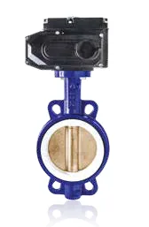 Valvos V2646218 Wafer Tip AL- BRONZ Klape TEFLON Contalı - ELEKTRİKLİ AKTÜATÖRLÜ